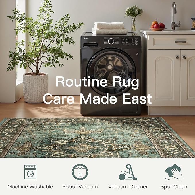 Lofus 2x3 Washable Rug for Entryway Bathroom, Non Slip Kitchen Mats for Floor - Image 8