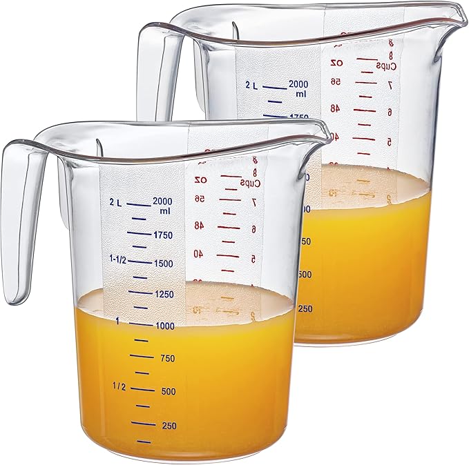 Amazing Abby - Melissa - 64-Ounce Plastic Measuring Pitcher, 8-Cup Food-Grade - Image 5