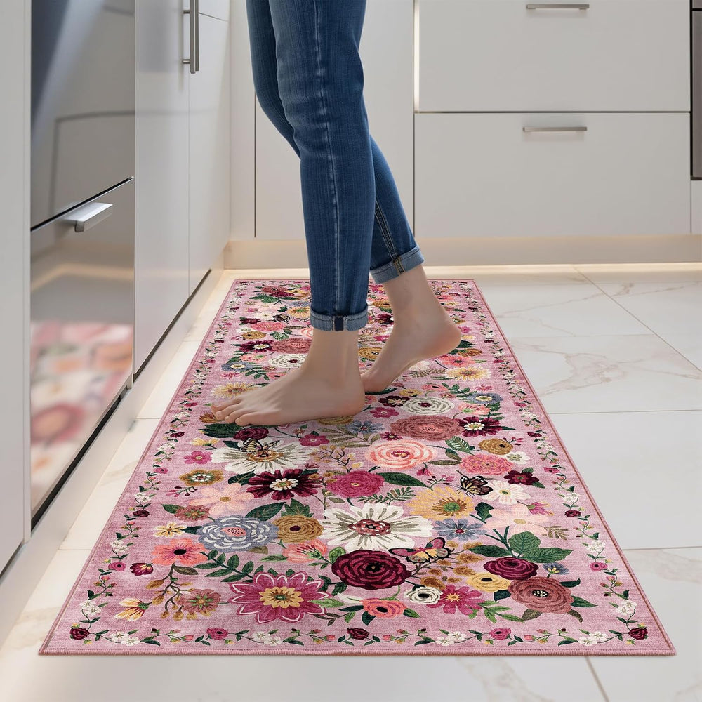 2x5 Entryway Runner Rugs, Non Slip Washable Rugs