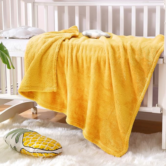 Exclusivo Mezcla Plush Fuzzy Fleece Throw Blanket, Super Soft, Fluffy and Warm - Image 3