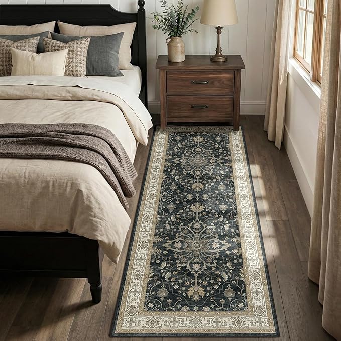RELEANY Area Rugs 2'x6' Runner Rug Non Slip Washable - Image 2