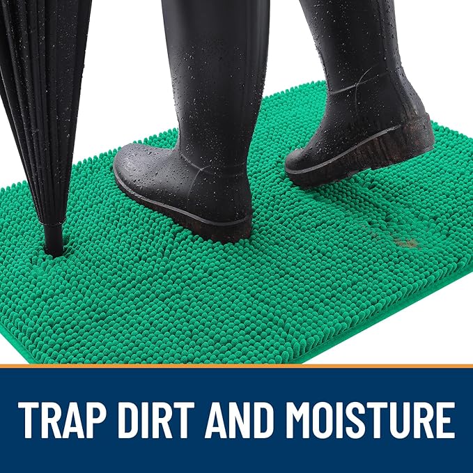 OLANLY Dog Door Mat for Muddy Paws 24x16, Absorbs Moisture and Dirt, Absorbent - Image 2