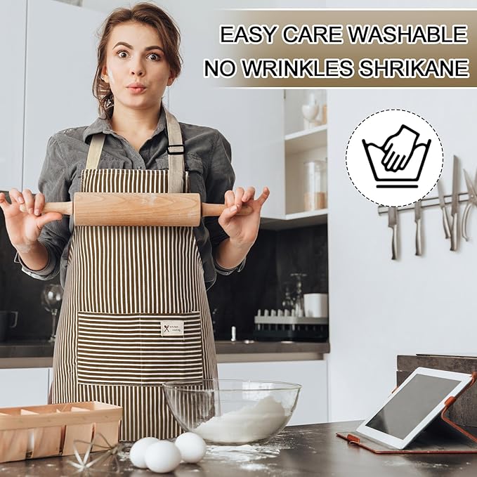 Janmercy 24 Pcs Aprons for Women Men - Image 6