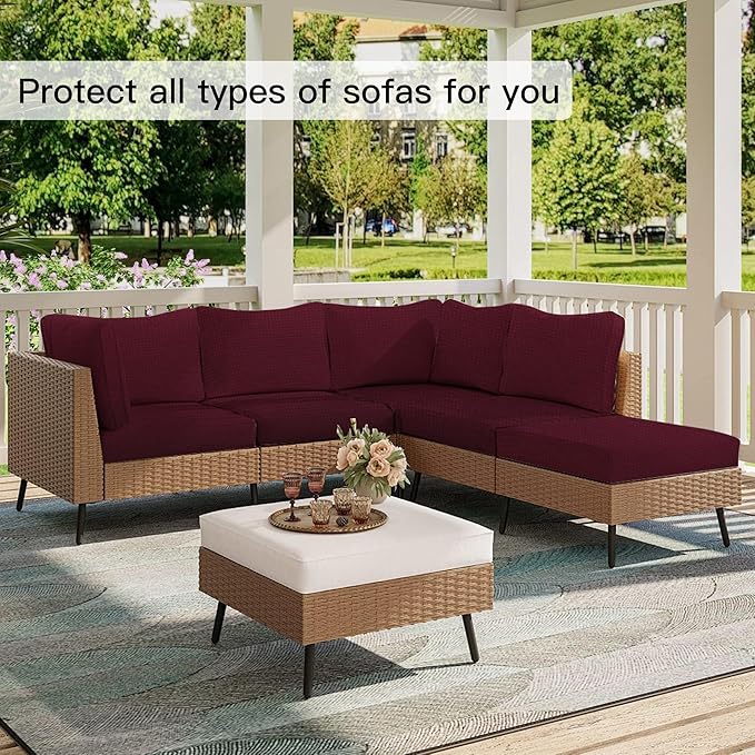 Outdoor Cushion Covers Set, Replacement - Image 4