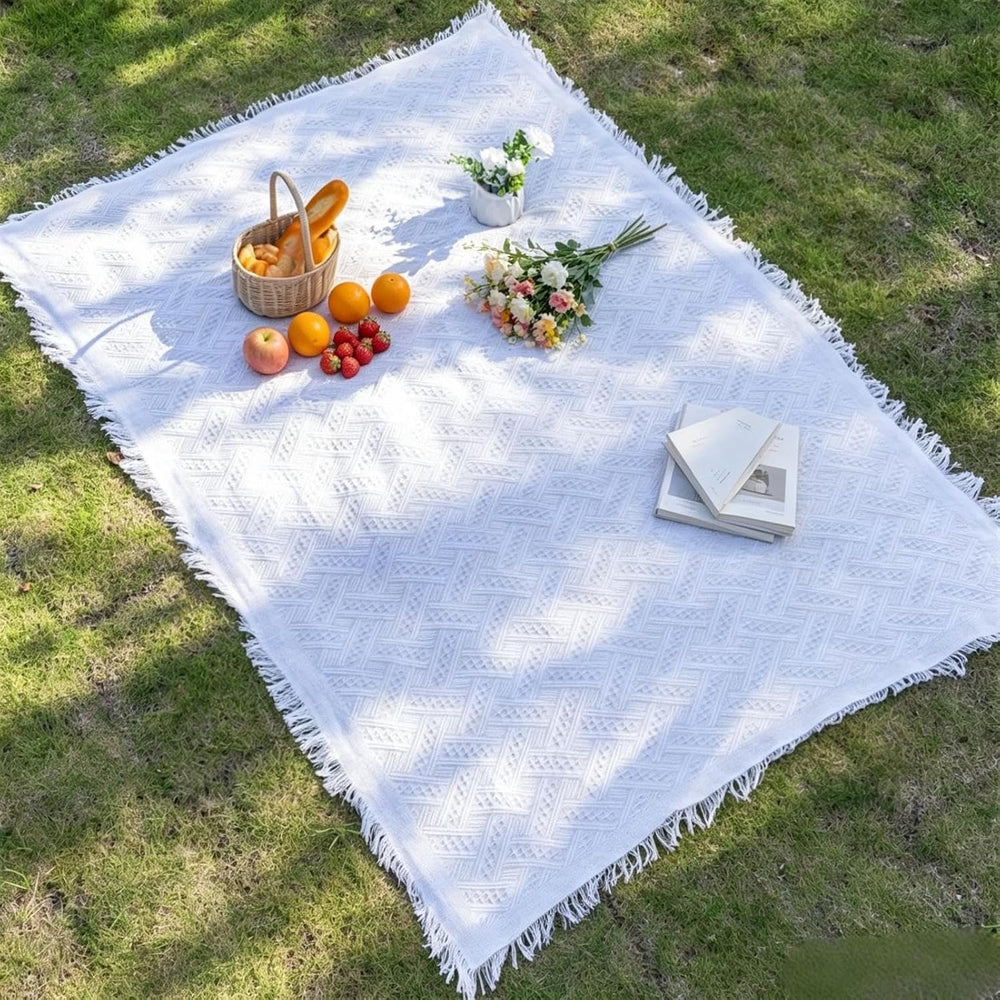 70x70 Bohemian Picnic Mat Extra Large, Sand Proof Outdoor Camping Blanket Mac...