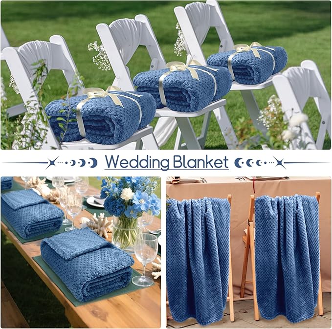 4 Pack Fleece Throw Blankets 50x60 Inches – 270 GSM Ultra Soft Flannel - Image 7