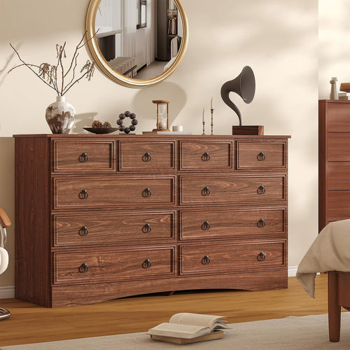10 drawers dresser for bedroom, 55.2 inches large, main product view