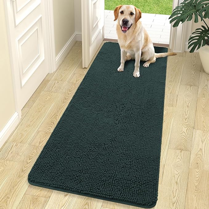 OLANLY Dog Door Mat for Muddy Paws 70x24, Absorbs Moisture and Dirt, Absorbent by OLANLY