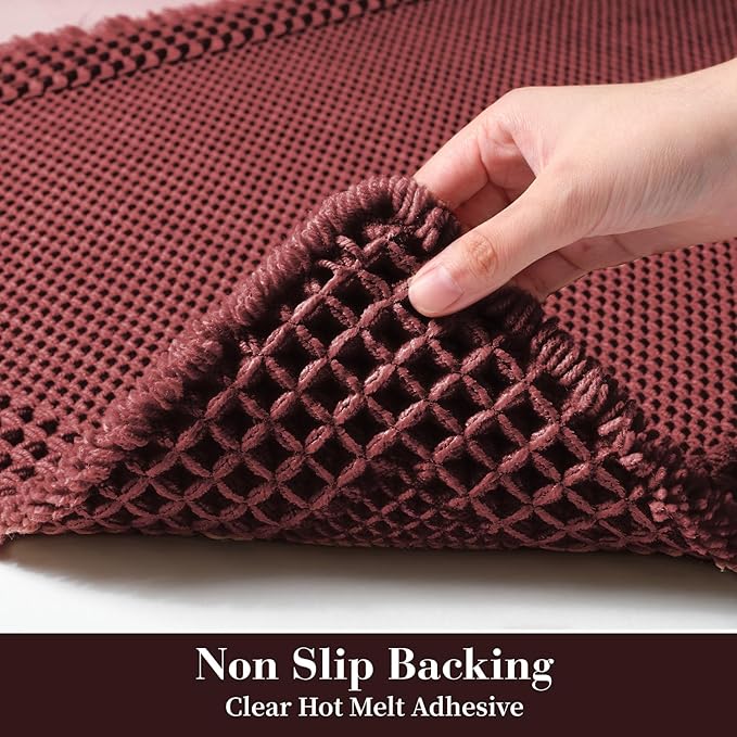 RESARE Waffle Bath Mat for Bathroom, Super Absorbent Bathroom Rugs Non Slip - Image 4