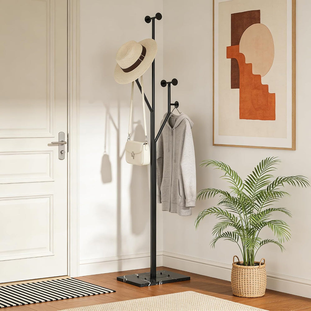 JIAYUEJU Freestanding Coat Rack Tree-shaped Metal Coat Tree with Heavy Duty M...