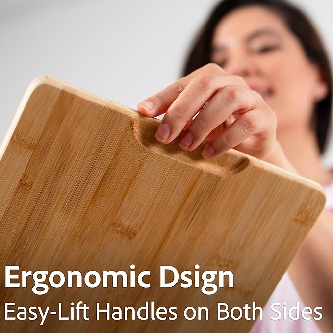 JINGNING Large Wooden Cutting Boards - Image 8