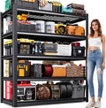 Garage Shelving-3000 lbs 5 Tier Storage Shelves, Adjustable Heavy Duty Metal by Unknown