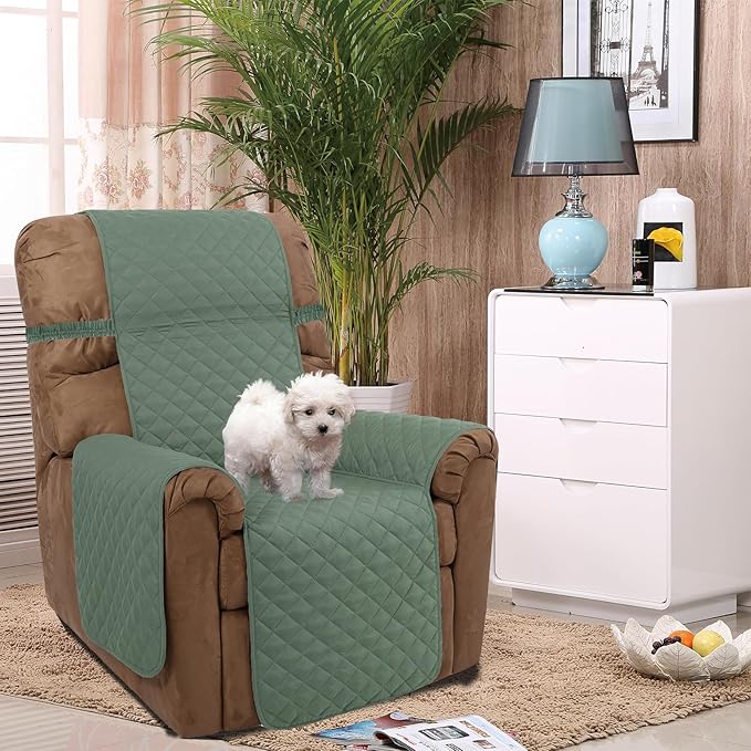 U-NICE HOME Recliner Chair Covers Reversible Chair Cover Pet Covers - Image 2