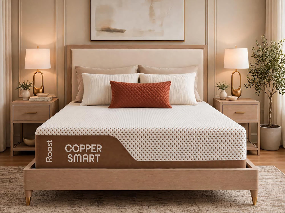 Copper Smart Cooling Hybrid Mattress, Cal King 14 Inch, Medium