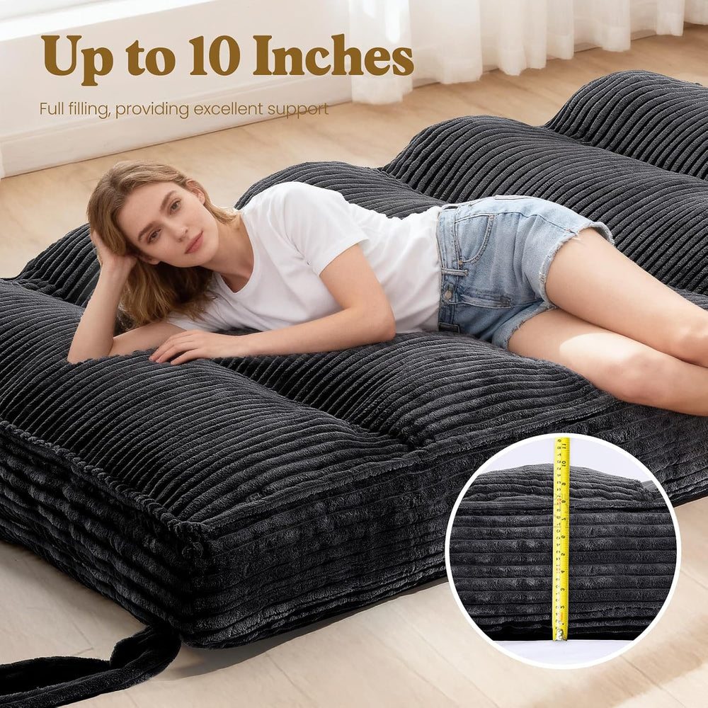10" Futon Mattress Full Size, Ultra Thick Futons Sofa Couch Bed Sleeper ...