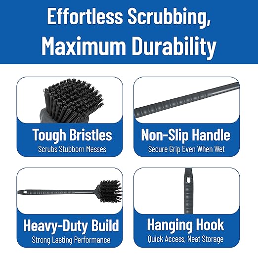 SPARTA 40501EC03 Plastic Large Scrub Brush, Kitchen Brush, Utility Brush - Image 4