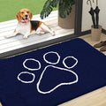 OLANLY Dog Door Mat for Muddy Paws 47x32, Paw Print Design, Absorbs Moisture by OLANLY