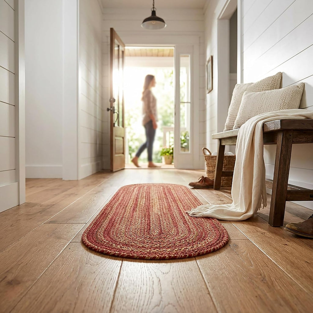 Capel Rugs American Heritage, 2x8 Foot, Spice - for Living Room, Bedroom, Dining Room