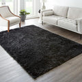 Ophanie 7x9 Black Rugs for Living Room, LargeFluffy Shag Fuzzy Plush Soft by Ophanie