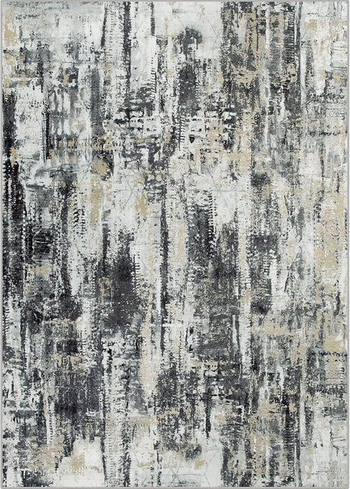 10x14 Area Rugs Washable Rug: Modern Abstract Living Room Rug Soft Anti-Skid - Image 2