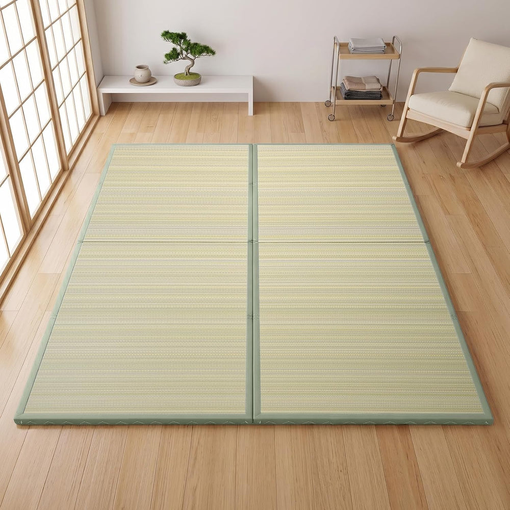 ZonLi Japanese Tatami Mat, Foldable Floor Sleeping Pad Futon Mattress