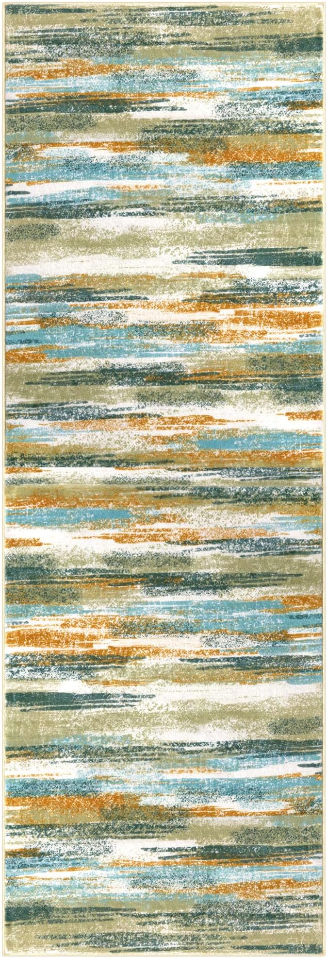 Lansny Modern Abstract Runner Rug 2.6x8 - Image 9