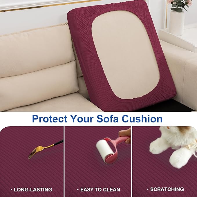 Water Repellent Sofa Couch Cushion Covers Sofa Seat Slipcover, Armchair - Image 6