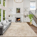 4x6 Area Rugs Washable Rug: Modern Abstract Living Room Rug Soft Anti-Skid Thin by GENTDRIZZ