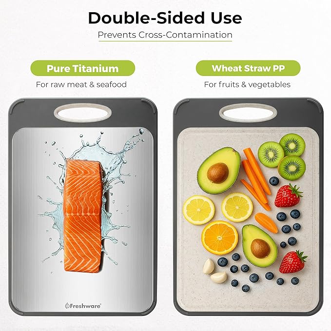 Freshware Titanium Cutting Board - Image 5