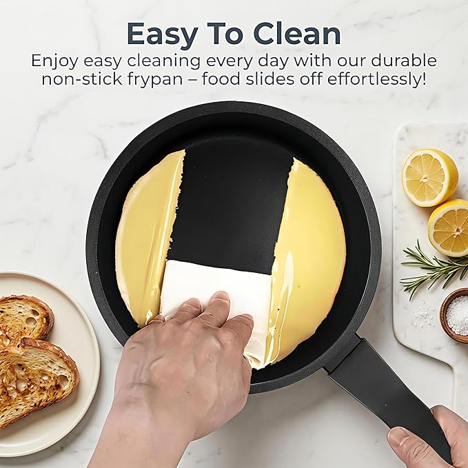 Nonstick Sauce Pan with Lid, 1.5QT small pot, PFOA Free, Kitchen Pots Induction - Image 6