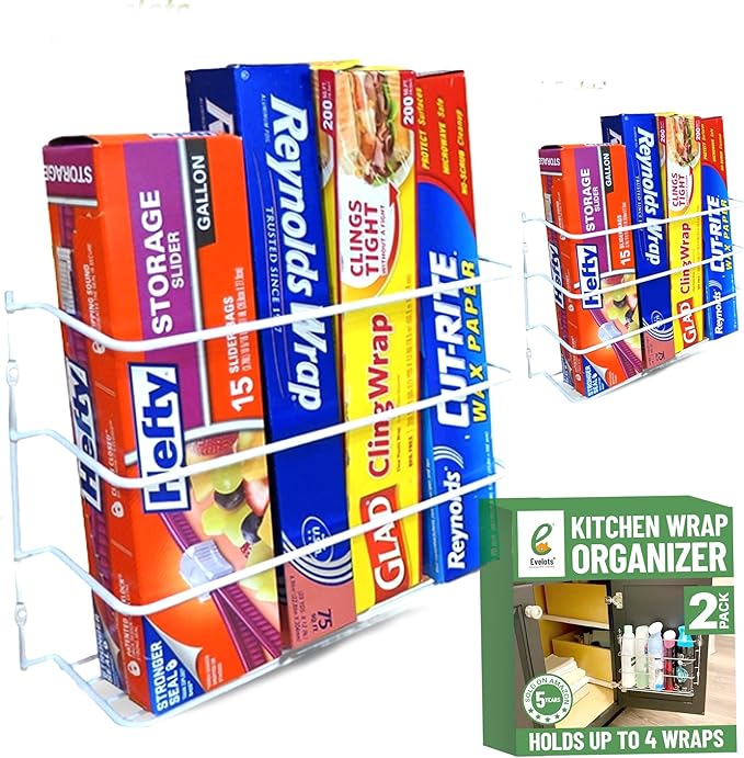 Evelots Kitchen Wrap Organizer by Evelots