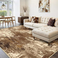 Washable Area Rugs 8'x10' Non-Slip Modern Abstract Soft by RELEANY