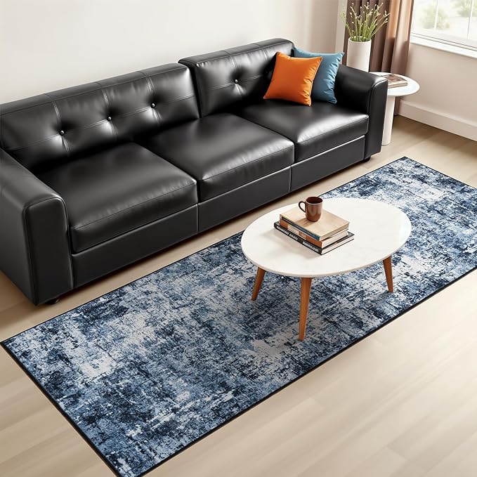 Rugflix 2x8 Runner Rug for Entryway, Kitchen Rugs Soft Non-Slip Washable - Image 2