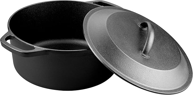 VORRINGARD Pre-Seasoned Cast Iron Dutch Oven - Image 6