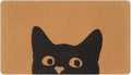 UINI Door Mat Outdoor Indoor Welcome Mats, Cute Cat Front Doormat, Non Slip by UINI