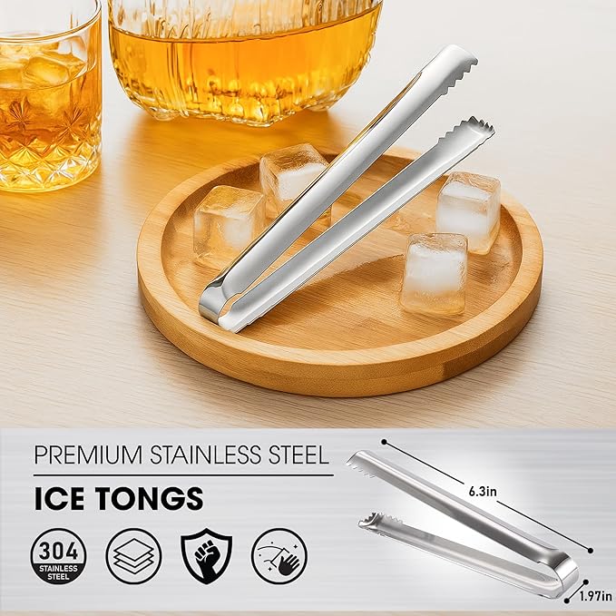 DUGATO Stainless Steel Cocktail Tongs - Image 2