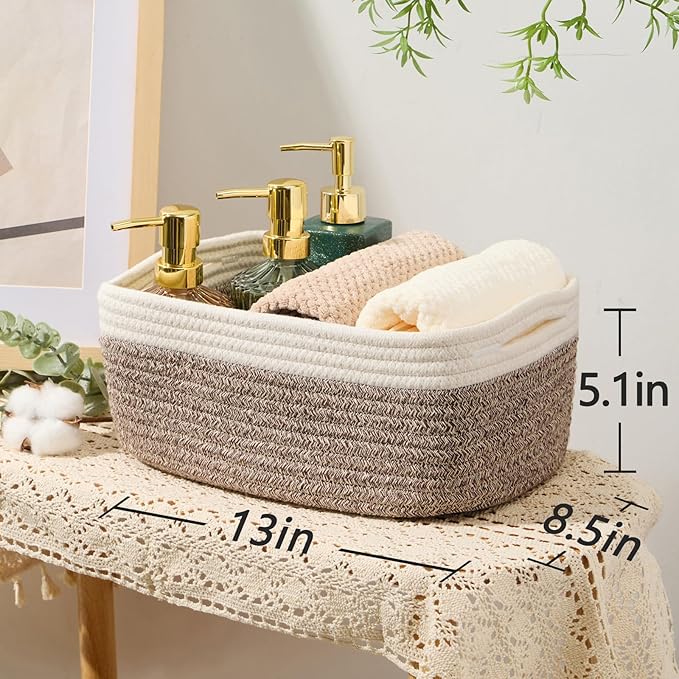 MiniArk Small Storage Baskets for Organizing | Closet Organizer Bins | Shelf - Image 3