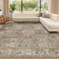 Washable 8x12 Large Living Room Area Rug by HazoHaus