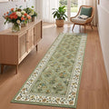 Runner Rug for Hallway Entryway 2.5x8 Farmhouse Floral Non-Slip Machine by GarveeHome