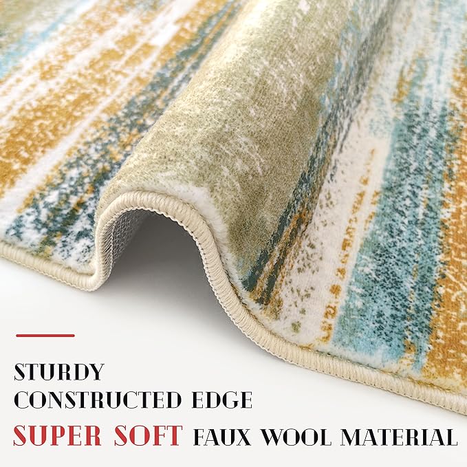 Lansny Modern Abstract Runner Rug 3x10 - Image 5