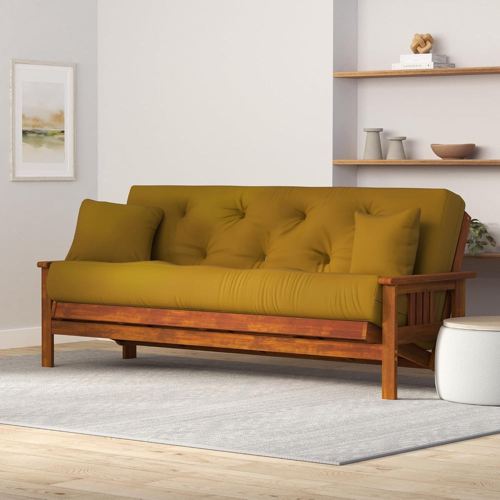 Nirvana Futons Stanford Wood Futon Frame - Queen Size (Frame Only), Transform...