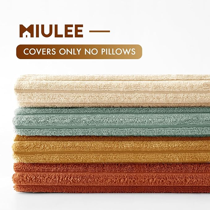 MIULEE Boho Farmhouse Throw Pillow Covers 18x18 Inch Set of 4 Summer Modern - Image 7