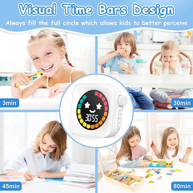 Visual Timer, 99 Minute Digital Kitchen Desk Timer - Image 4
