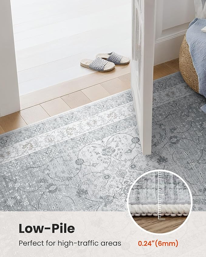 AMADA HOMEFURNISHING 5x7 Area Rugs, Washable Living Room Rug - Image 7