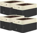 BALEINE Fabric Storage Bins for Shelves, Linen Storage Baskets for Organizing by BALEINE