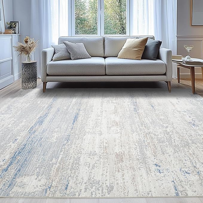 Washable Rug 6x9 Area Rugs for Living Room- Modern Abstract Rugs for Bedroom - Image 5