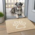 Smiry Dog Door Mat for Muddy Paws, Absorbent Dirt Trapper Non Slip Quick Dry by Smiry