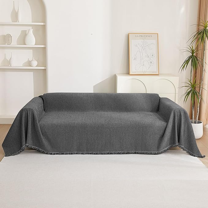 MYSKY HOME Couch Covers for 3 Cushion Couch Sofa, Sectional Couch Cover L Shape - Image 9