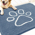OLANLY Dog Door Mat for Muddy Paws 32x20, Paw Print Design, Absorbs Moisture by OLANLY