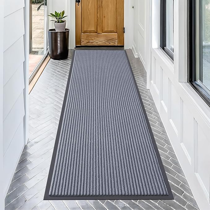 OLANLY Front Door Mat Indoor Outdoor Entrance, Waterproof Heavy Duty Doormat by OLANLY